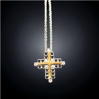 Collier Baraka Homme in Or blanc Diamante 0.30 Ct BARAKA15911 - BARAKA15911
